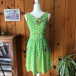 Modcloth Christmas Foxes in Sweaters Dress! 🦊